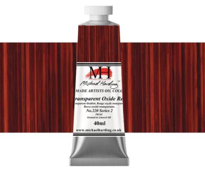 Michael Harding Oil Paint : 220 Transparent Oxide Red