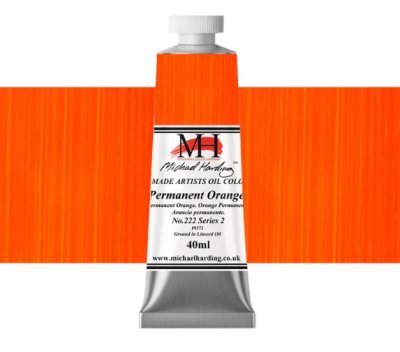 Michael Harding Oil Paint : 222 Permanent Orange