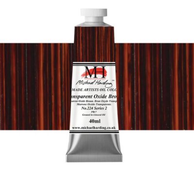 Michael Harding Oil Paint : 224 Transparent Oxide Brown