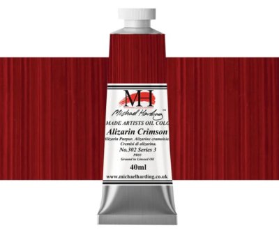 Michael Harding Oil Paint : 302 Alizarin Crimson