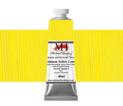 Michael Harding Oil Paint : 401 Cadmium Yellow Lemon