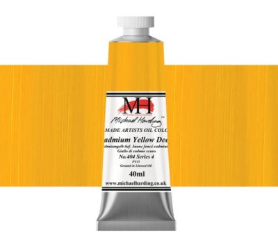 Michael Harding Oil Paint : 404 Cadmium Yellow Deep