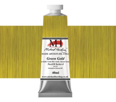 Michael Harding Oil Paint : 410 Green Gold