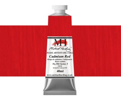 Michael Harding Oil Paint : 504 Cadmium Red