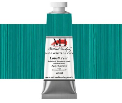 Michael Harding Oil Paint : 513 Cobalt Teal