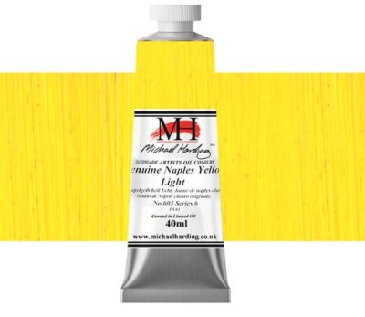 Michael Harding Oil Paint : 605 Genuine Naples Yellow Light