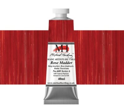 Michael Harding Oil Paint : 608 Rose Madder