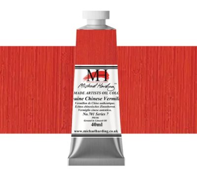 Michael Harding Oil Paint : 701 Genuine Vermilion