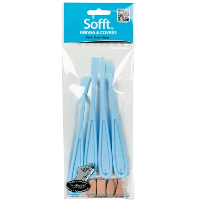 Soft Knife and Covers Mixed No.1-4 (For Pan Pastel)