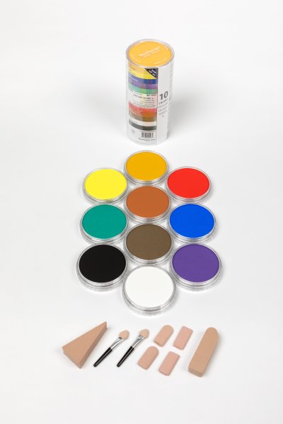 Pan Pastel : Set-10 Painting / Golden Acrylics Color 9 ml