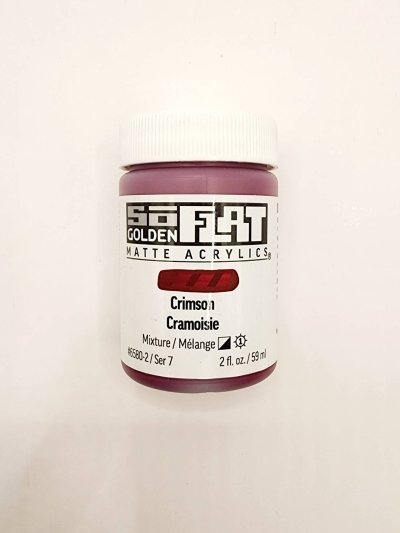 Golden So Flat Matte Acrylic Paint- Crimson