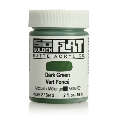 สีอะคริลิค เนื้อแมท เกรดอาร์ทติส SoFlat Dark Green