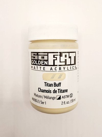 สีอะคริลิค เนื้อแมท เกรดอาร์ทติส SoFlat Titan Buff