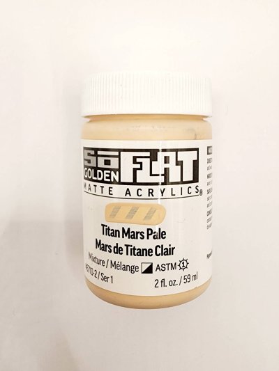 Golden So Flat Matte Acrylic Paint- Titan Mars Pale