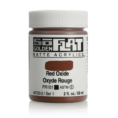 สีอะคริลิค เนื้อแมท เกรดอาร์ทติส SoFlat Red Oxide