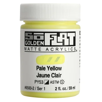 Golden So Flat Matte Acrylic Paint- Pale Yellow