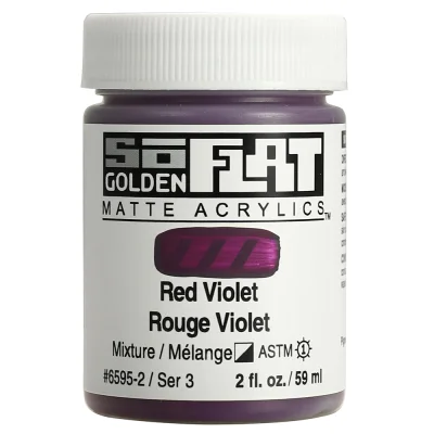 Golden So Flat Matte Acrylic Paint- Red Violet