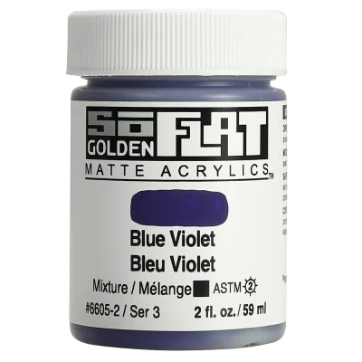 สีอะคริลิค เนื้อแมท So Flat : Blue Violet