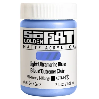 สีอะคริลิค เนื้อแมท So Flat : Light Ultramarine Blue