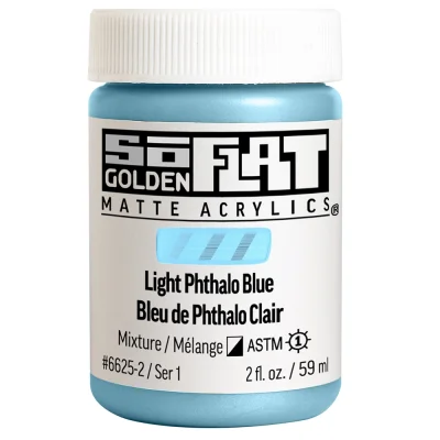 สีอะคริลิค เนื้อแมท So Flat : Light Phthalo Blue