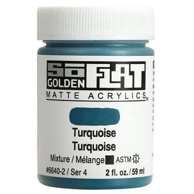 สีอะคริลิค เนื้อแมท So Flat : Turquoise