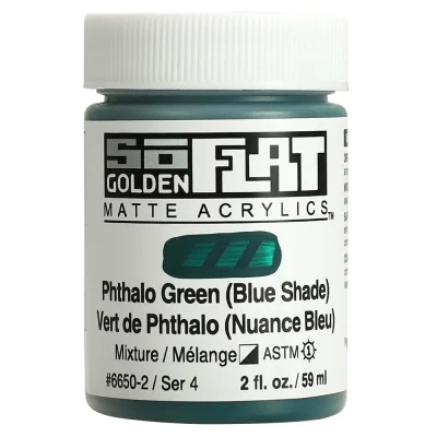 สีอะคริลิค เนื้อแมท So Flat : Phthalo Green BluShade