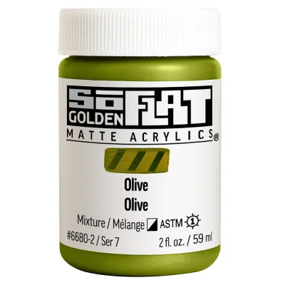 สีอะคริลิค เนื้อแมท So Flat : Olive