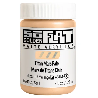 สีอะคริลิค เนื้อแมท So Flat : Titan Mars Pale