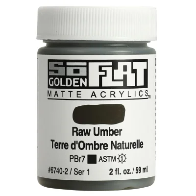 สีอะคริลิค เนื้อแมท So Flat : Raw Umber