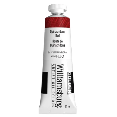 Williamsburg Oil Paints : Quinacridone Red