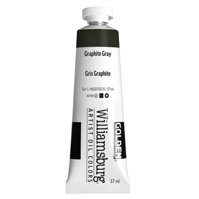 Williamsburg Oil Paints : Graphite Gray