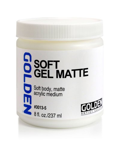 Golden สื่อผสม สีอะคริลิค : Soft Gel Matte 
