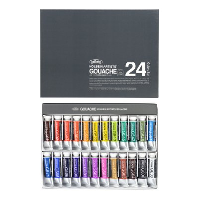 Holbein สีน้ำ Gouache ชุด 24 สี