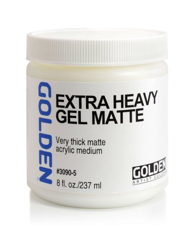 สื่อผสม สีอะคริลิค แบรนด์โกลเด้น : Extra Heavy Gel Matte