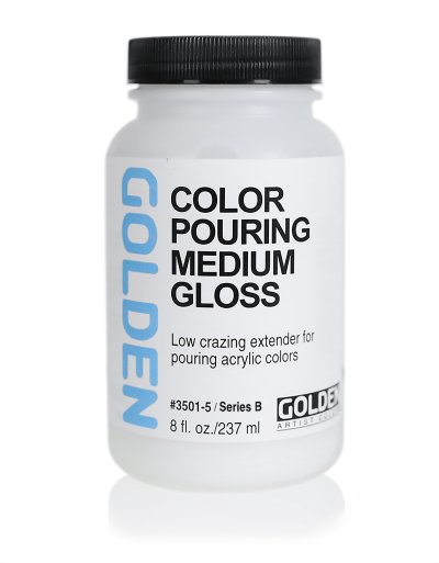 Golden สื่อผสม สีอะคริลิค : Color Pouring Medium Gloss