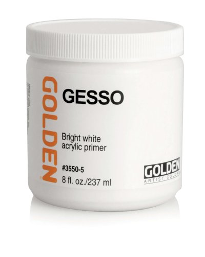 สื่อผสม สีอะคริลิค แบรนด์โกลเด้น : Gesso 237 ml