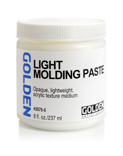 สื่อผสม สีอะคริลิค แบรนด์โกลเด้น : Light Molding Paste