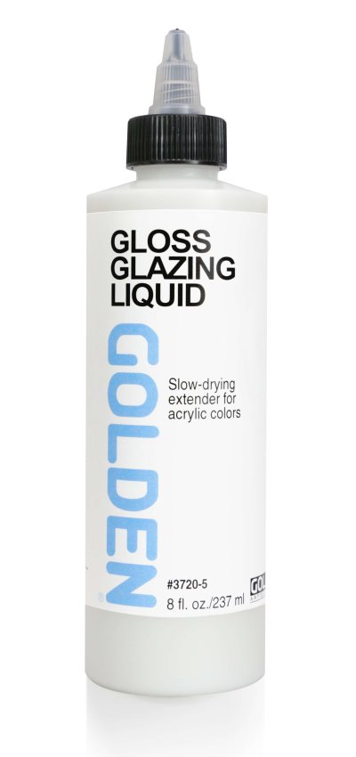 สื่อผสม สีอะคริลิค แบรนด์โกลเด้น : Gloss Glazing Liquid