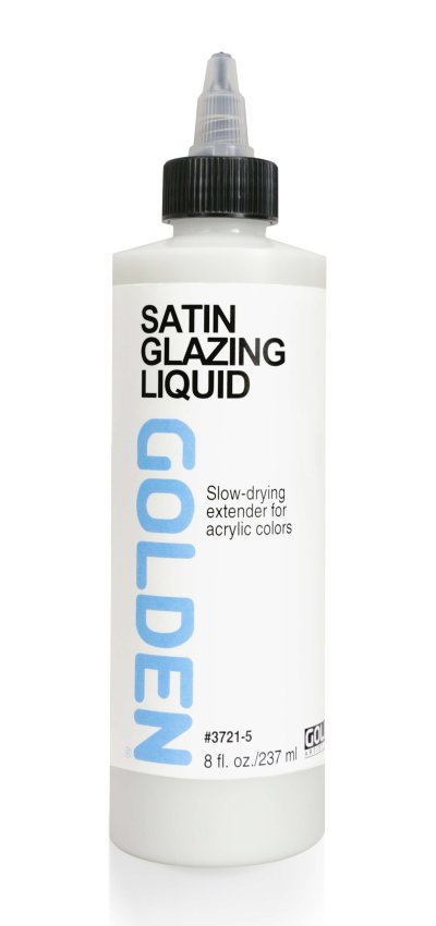 สื่อผสม สีอะคริลิค แบรนด์โกลเด้น : Satin Glazing Liquid