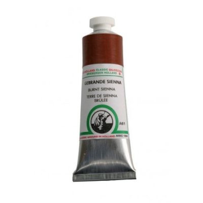 สีน้ำมัน Old Holland เกรดอาร์ตติส A61 Burnt Sienna