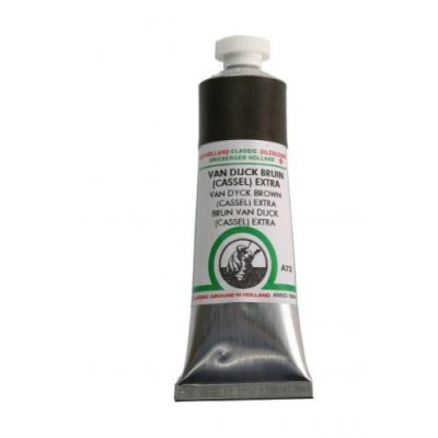 สีน้ำมัน Old Holland เกรดอาร์ตติส A72 Van Dyck Brown (Cassel) Extra