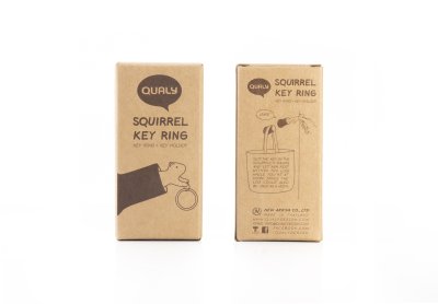 Squirrel Key Ring (Key Ring + Key Holder)