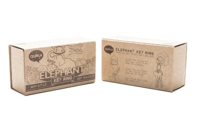 Elephant Key Ring (Key Ring + House)