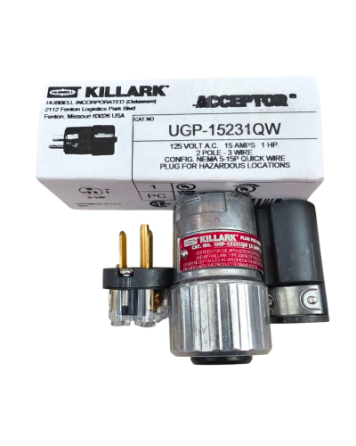 UGP-15231QW Killark 15A 125V Plug