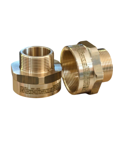 Hawke 476 M32 Male x M40 Female EXD / EXE Brass Adaptor