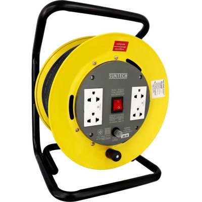 SUNTECH ล้อเก็บสายไฟ มอก. รุ่น BD2530 16A ขนาดสายไฟ 2.5 sq.mm ยาว 30 เมตร