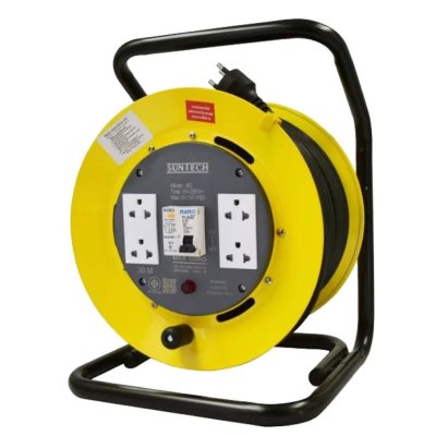SUNTECH ล้อเก็บสายไฟ มอก. รุ่น BC1525 - BC1530 16A ขนาดสายไฟ 1.5 sq.mm ยาว 25 - 30 เมตร
