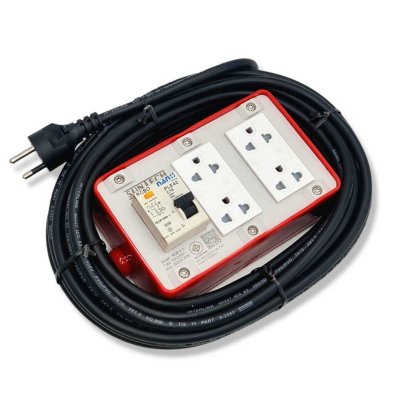 SUNTECH ปลั๊กไฟ ปลั๊กพ่วง 4ช่อง รุ่นRGB-4O สายไฟขนาด1.5sq เต้ารับได้มาตราฐาน มอก.