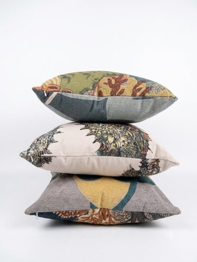 Odyssey Ocean-Art Canvas Cushion Collection หมอนอิงและปลอกหมอนอิงผ้าแคนวาสลายศิลปะท้องทะเล