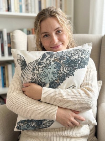 Odyssey Ocean-Art Canvas Cushion Collection หมอนอิงและปลอกหมอนอิงผ้าแคนวาสลายศิลปะท้องทะเล